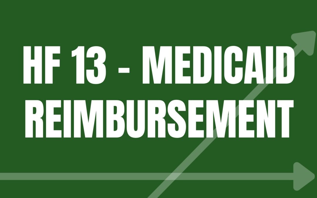 HF 13 – Medicaid Reimbursement